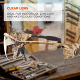 Tenacious Holdings, Inc Skullerz 52300 Skullerz Dagr Clear Lens Safety Glasses