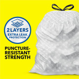 The Clorox Company Glad 78361CT Glad ForceFlex Tall Kitchen Drawstring Trash Bags