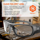 Tenacious Holdings, Inc Skullerz 50403 Skullerz Odin AF Clear Safety Glasses