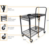 Stanley Black & Decker, Inc Bostitch BSACSMBLK Bostitch Folding Utility Cart