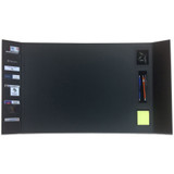 Dacasso Limited, Inc Dacasso P1041 Dacasso Leather Folding Side Rails Desk Mat