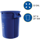 Genuine Joe 60464CT Genuine Joe Heavy-Duty Trash Container