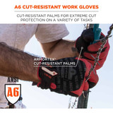 Tenacious Holdings, Inc Ergodyne 17926 Ergodyne ProFlex 812CR6 Utility Cut-Resistant Gloves