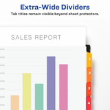 Avery Avery&reg; RIEW8 Avery&reg; Ready Index Extra-Wide Binder Dividers - Customizable Table of Contents