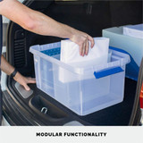 Fellowes, Inc. Bankers Box 0086401 Bankers Box Portable Open Desktop File Box with Side Handles, 1 Each