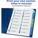 Avery Avery&reg; 11320 Avery&reg; Two-Column Table Contents Dividers w/Tabs