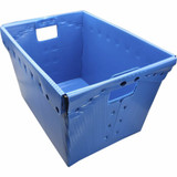 Flipside Products, Inc Flipside 40192 Flipside Primary Assorted Plastic Storage Postal Tote - 4 Pack