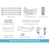 Amax Inc Bostitch LEDUC94CCTAC Bostitch Smart Under Cabinet Lighting Kit