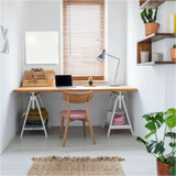 Floortex FCVGM1414WG Floortex Viztex&reg; Glacier White Multi-Purpose Grid Glass Dry-Erase Board -14" x 14"