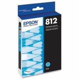 Epson Corporation Epson T812220-S Epson DURABrite Ultra T812 Original Standard Yield Inkjet Ink Cartridge - Cyan - 1 Each