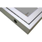 Ghent Manufacturing, Inc Ghent PA13630VX-193 Ghent 1 Door Enclosed Vinyl Bulletin Board with Satin Frame