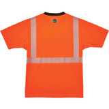 Tenacious Holdings, Inc GloWear 22587 GloWear 8280BK Type R Class 2 Front Performance T-Shirt