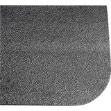 Floortex FC124553HLBV Advantagemat&reg; Black Vinyl Lipped Chair Mat for Hard Floor - 45" x 53"