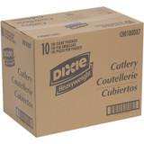 Georgia Pacific Corp. Dixie CH0180DX7CT Dixie Heavyweight Disposable Forks, Knives & Teaspoons Keeper Pack Grab-N-Go by GP Pro