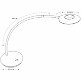 Alba, Inc Alba LEDAERO N Alba Desk Lamp