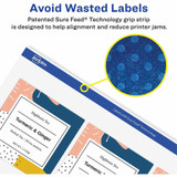 Avery Avery&reg; 08257 Avery&reg; White Return Address Labels, Sure Feed&reg;, 3/4" x 2-1/4" , 600 Labels (8257)