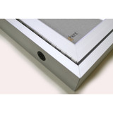 Ghent Manufacturing, Inc Ghent PA34896VX-193 Ghent 3 Door Enclosed Vinyl Bulletin Board with Satin Frame