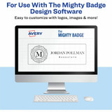 Avery Avery&reg; 71205 The Mighty Badge&reg; Mighty Badge Professional Reusable Name Badge System
