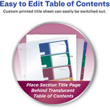 Avery Avery&reg; 11816 Avery&reg; Ready Index Customizable TOC Binder Dividers