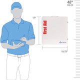 First Aid Only, Inc First Aid Only 90575 First Aid Only 3-Shelf First Aid Cabinet with Medications - ANSI Compliant