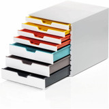 Durable Office Products Corp. DURABLE 762727 DURABLE Varicolor 7-Drawer Desktop Storage Box