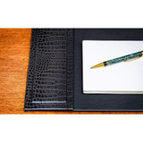 Dacasso Limited, Inc Dacasso P2201 Dacasso Crocodile Embossed Leather Side-Rail Desk Pad