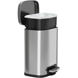 HLS Commercial HLSS01R HLS Commercial Stainless Steel Soft Step Trash Can