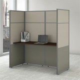 Bush Industries, Inc Bush Business Furniture EODH260MR-03K Bush Business Furniture Easy Office 60W Cubicle Desk Workstation with 66H Closed Panels