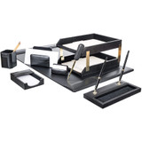 Dacasso Limited, Inc Dacasso D1020 Dacasso Leather 10-Piece Desk Set