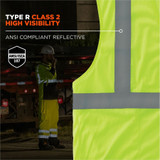 Tenacious Holdings, Inc Ergodyne 24524 Ergodyne GloWear 8210HL Mesh Hi-Vis Safety Vest