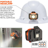 Tenacious Holdings, Inc Skullerz 60152 Skullerz 8971LED Full Brim Hard Hat