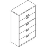 The HON Company HON HON695LS HON Brigade 600 H695 Lateral File