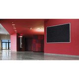 Ghent Manufacturing, Inc Ghent ATR35-BK Ghent Recycled Bulletin Board with Aluminum Frame