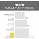 Fellowes, Inc. Fellowes 52010 Fellowes Photo Card Glossy Thermal Laminating Pouches