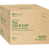 Eco-Products, Inc Eco-Products EPCC9SGS Eco-Products 9 oz GreenStripe Cold Cups