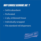 Genuine Joe 2550096 Genuine Joe 2-ply Standard Bath Tissue Rolls