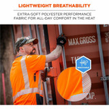 Tenacious Holdings, Inc Ergodyne 23515 Ergodyne 8283BK Lightweight Hi-Vis T-Shirt