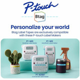 Brother Industries, Ltd Brother BTAG631 Brother P-touch BTAG-631 Black on Yellow Label Tape