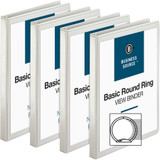 Business Source 09951BD Business Source Round-ring View Binder