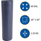 Genuine Joe 70343PL Genuine Joe Maximum Strength Trash Can Liner