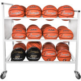 Champion Sports 24BC Champion Sports 24 Ball Double Wide Ball Cart