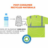 Tenacious Holdings, Inc Ergodyne 21536 Ergodyne 8289-ECO Recycled Hi-Vis T-Shirt