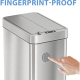 HLS Commercial HLS18WRSL HLS Commercial 18 Gallon Wings Lid Sensor Trash Can