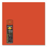 RUST-OLEUM CORPORATION V2156838 Hard Hat High Performance V2100 System Rust Preventive Enamel Spray Paint, Gloss Equipment Orange,15 oz Aerosol Can, 6/Carton