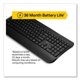 NXT TECHNOLOGIES 60881 Wireless Comfort Keyboard, 2.4 GHz Frequency/23 ft Wireless Range, Black