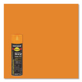 RUST-OLEUM CORPORATION 2255838 Hard Hat High Performance V2100 System Rust Preventive Enamel Spray Paint, Gloss Fluorescent Orange, 15 oz Aerosol Can, 6/CT