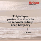 KIMBERLY CLARK Huggies® 56433 Snug and Dry Diapers, Size 2, 12 lbs to 18 lbs, 116/Carton
