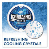 THE HERSHEY COMPANY ICE BREAKERS 22002642 Sugar-Free Cool Mints, Coolmint, 1.5 oz Tin, 8 Tins/Carton