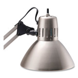 VICTORY LIGHT USA LLC V-Light CAEN804C LED Desk Lamp Clamp Mount, Swing Arm, 34" High, Brushed Nickel/Black