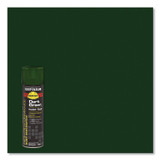 RUST-OLEUM CORPORATION V2137838 Hard Hat High Performance V2100 System Rust Preventive Enamel Spray Paint, Gloss Dark Green, Aerosol Can, 6/Carton